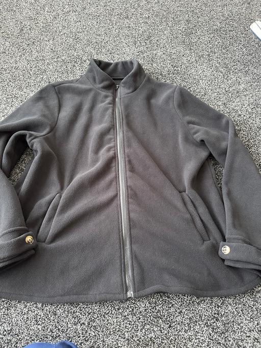  — Black fleece ladies jacket XXL