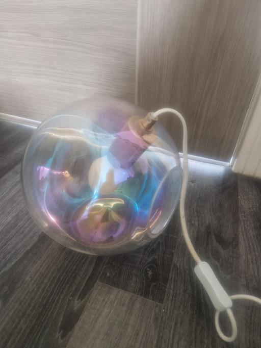  — Unusual glass table lamp
