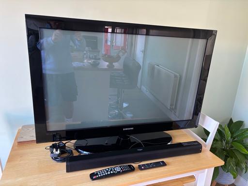  — Samsung 43” Television & Bush Sound Bar