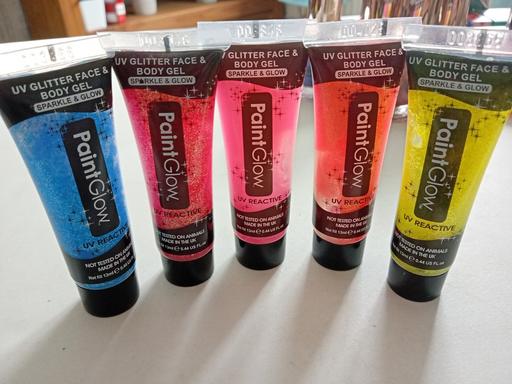  — brand new joblot of paint glow BODY GELS