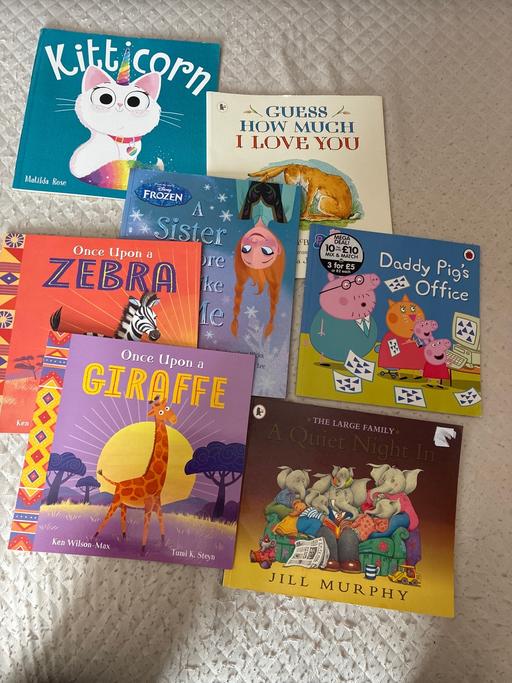  — 7 children’s books