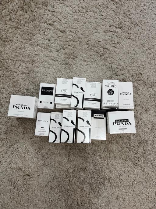  — Armani, Prada, Azzaro, Valentino Perfumes