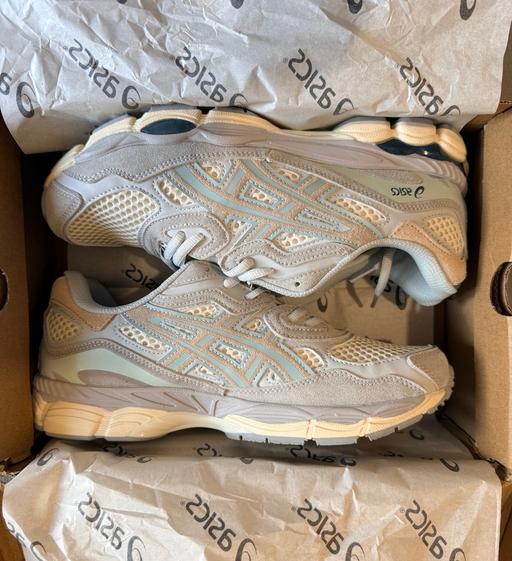  — ASICS GEL-NYC Trainers, Ivory/Mid Grey UK 8.5