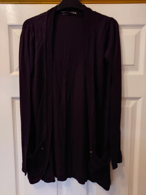 — Women's black cardigan size 10