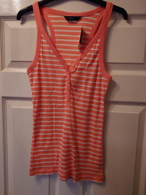  — Women's stripey vest top size 14