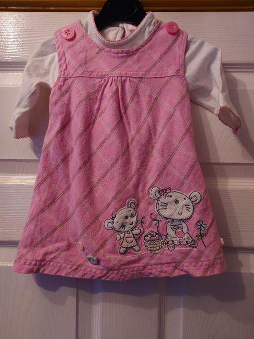  — Baby girls 2 piece dress set size 3-6 months