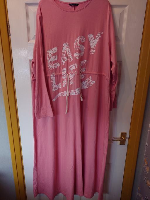  — Women's pink shein long tunic size 2XL