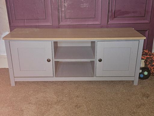  — Grey and Oak tv unit