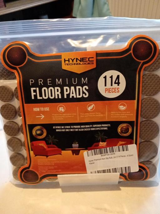  — new pack of 114 PREMIUM FLOOR PADS