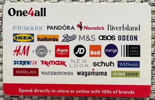  — One4All Gift Card £85