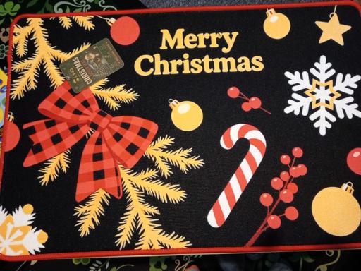  — brand new Christmas DOOR MAT