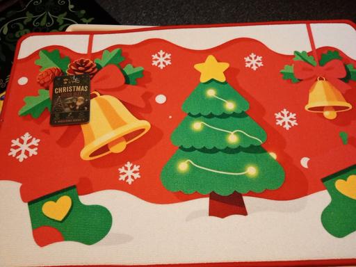  — brand new CHRISTMAS DOOR MAT