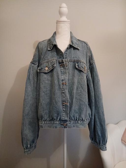  — women's oversize denim jacket size 3xl uk 18
