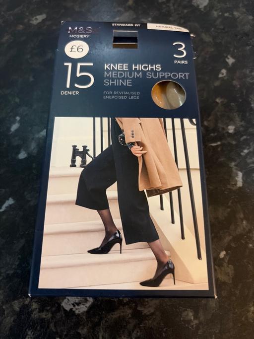  — M&S knee highs