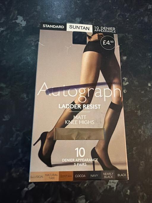  — M&S knee highs