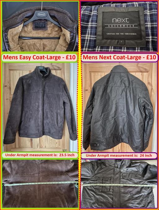  — Mens Coats – Large [2 sorts]