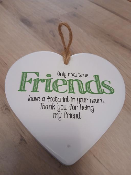  — Friend Large Pot Plaque Tiny Mark
