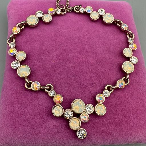  — Pretty Warren James Crystal Necklace