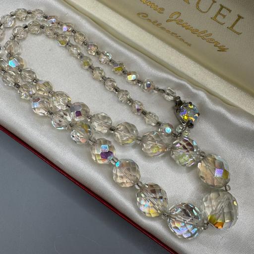  — Beautiful Vintage Aurora Borealis Necklace