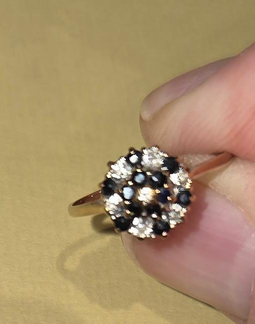  — SAPPHIRE & DIAMOND RING