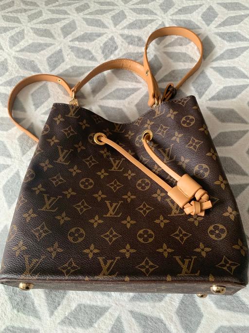  — LV Brown Shoulder Strap Regulation Tote Bag