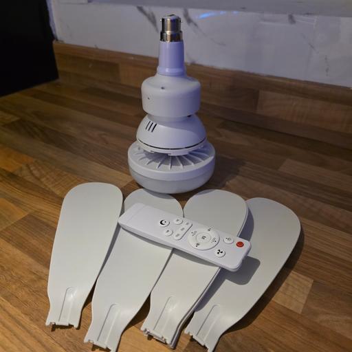  — Ceiling Fan with Light — Blades + Remote Co