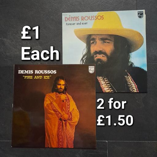  — DEMIS ROUSSOS VINYL LPs