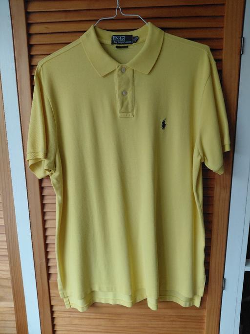  — RALPH LAUREN POLO SHIRT. BRIGHT YELLOW. XL.