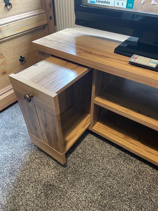  — Next TV Unit Wooden with shelves and drawers 