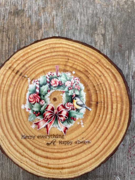  — Wooden Christmas Coasters