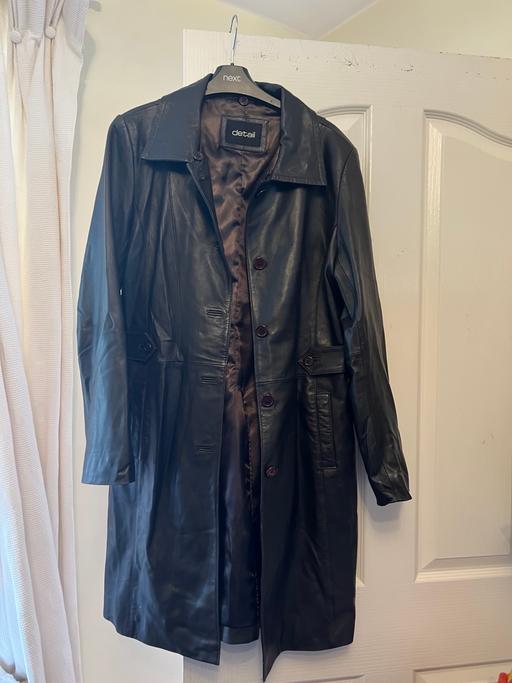  — Womens Leather Coat