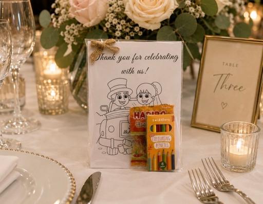  — Wedding activity packs for kids