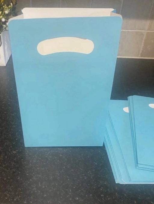  — X15 blue cardboard foldable bags