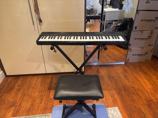  — Electric  piano with stand and chair