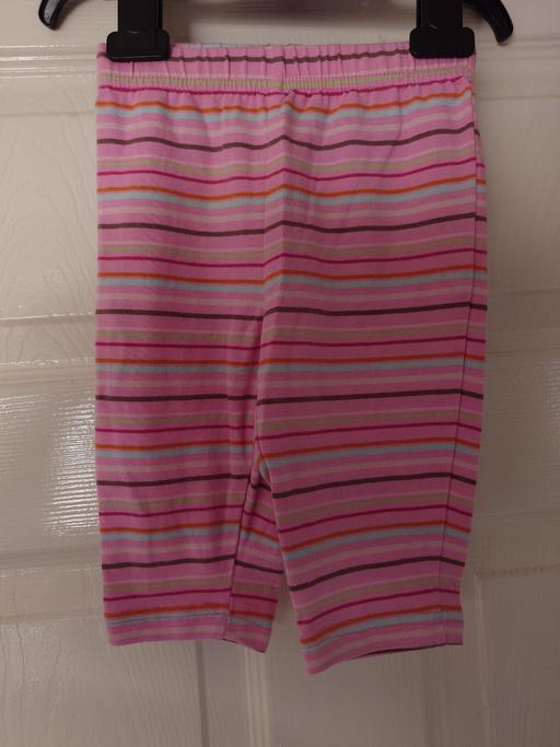  — Baby girls stripey leggings size 3-6 months