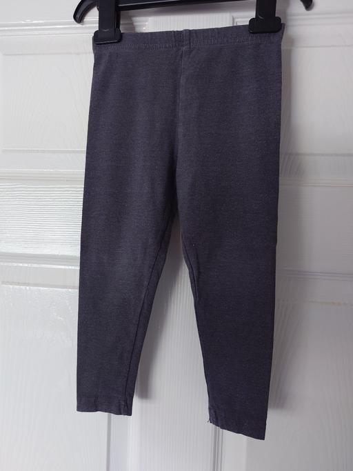  — Girls dark grey leggings size 2-3 years