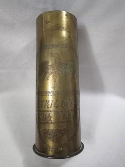 — WORLD WAR 1 TRENCH ART SHELL CASE 1914-1919.