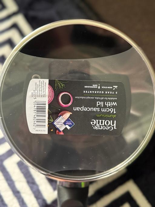  — George Aluminium 16cm saucepan with lid
