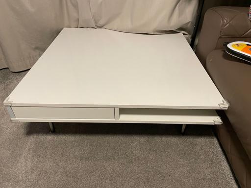  — Ikea coffee table- white