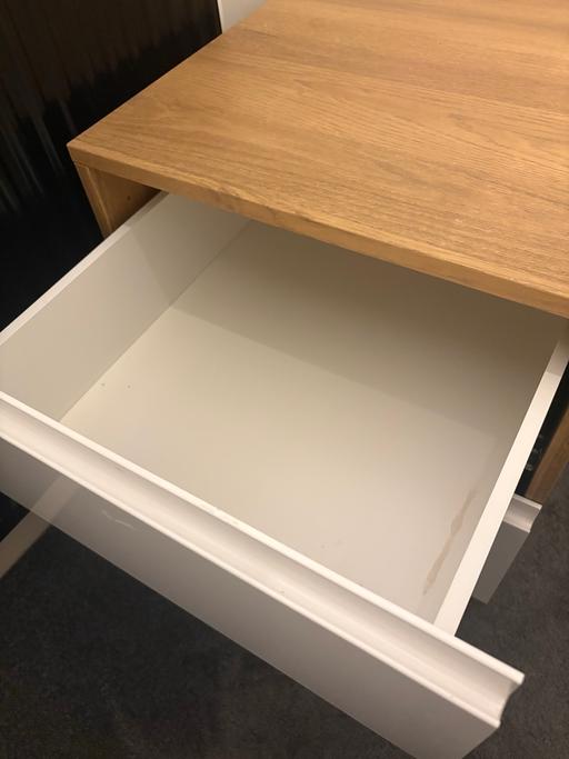  — IKEA brown and white, Chest of 2 drawers