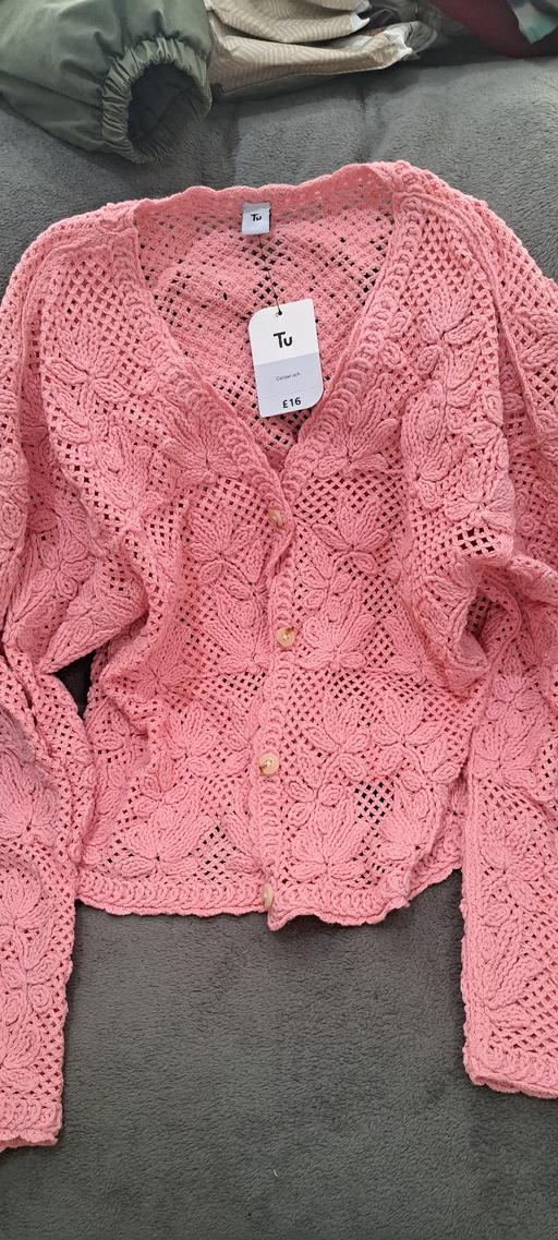 — Tu Crochet Cardigan Age 12 New