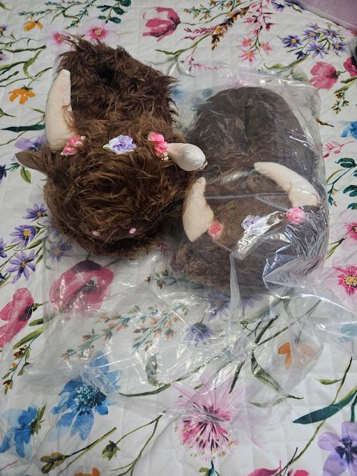  — highland cow slippers new