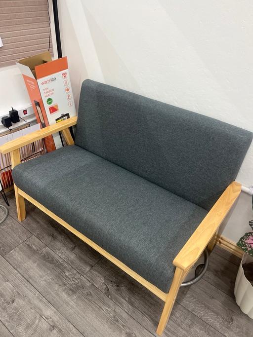  — Wayfair Grey 2 seater Linen Sofa