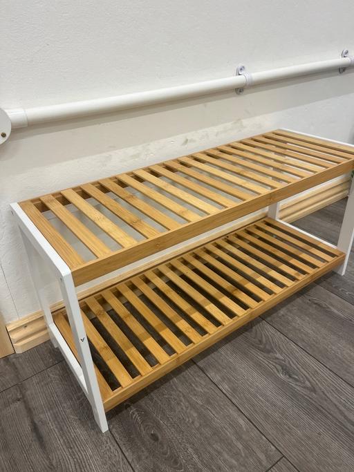  — Bamboo light 2 Tier, like new