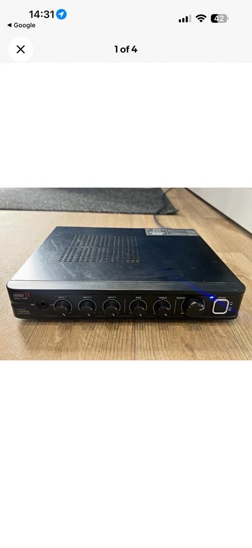  — Inter-M MA-106 3-Channel 24W Mixer Amplifier