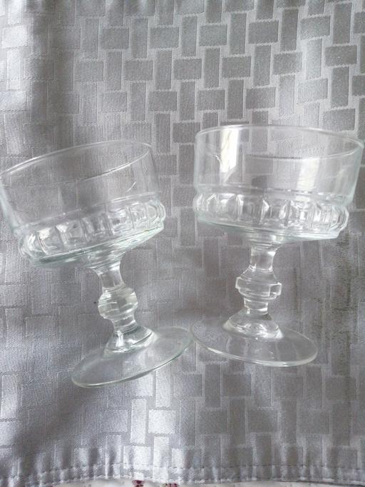  — (2) Glass fruit dishes