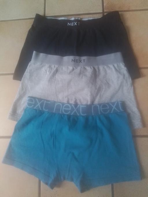  — THREE PAIR OF NEXT BOXER PANTS