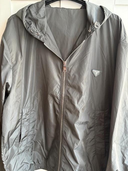  — Prada Grey Windbreaker