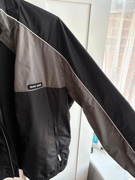  — Miu Miu black and grey jacket