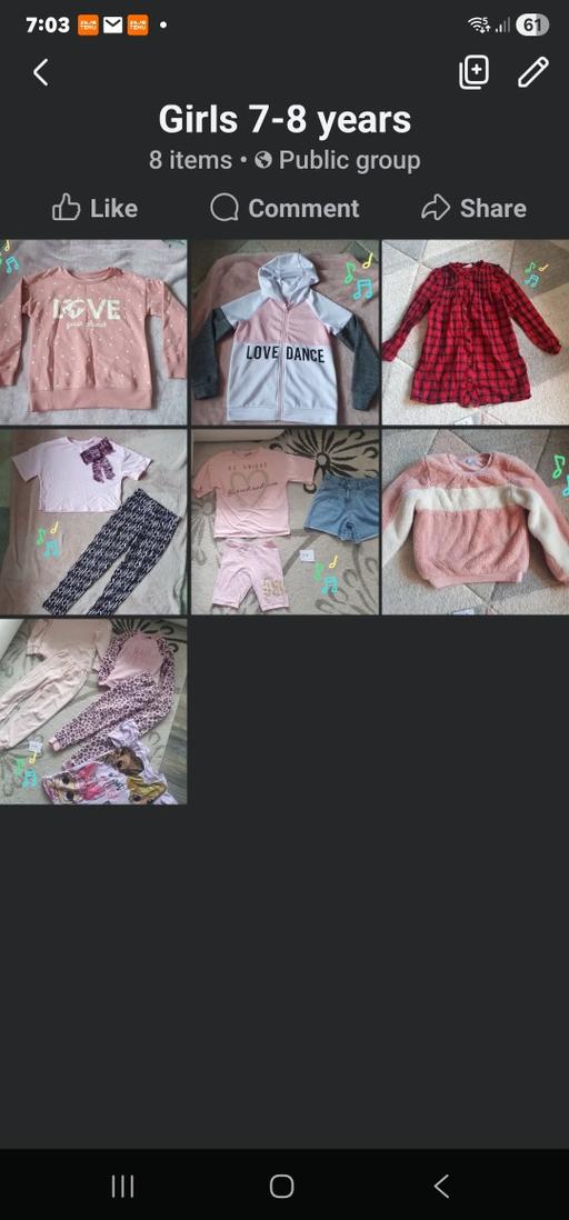  — girls 7-8 years clothes bundle river island